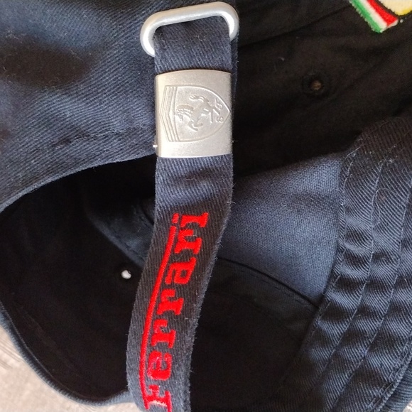 Ferrari Adjustable Baseball Cap SF Logo Hat RARE Official Product - Picture 7 of 11